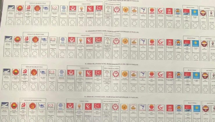 Oy pusulası sıralaması belli oldu… 35 parti yarışacak