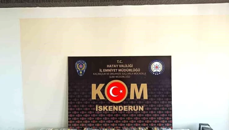 İskenderun’da Kaçak Sigara Operasyonu: Bin 400 Paket Ele Geçirildi