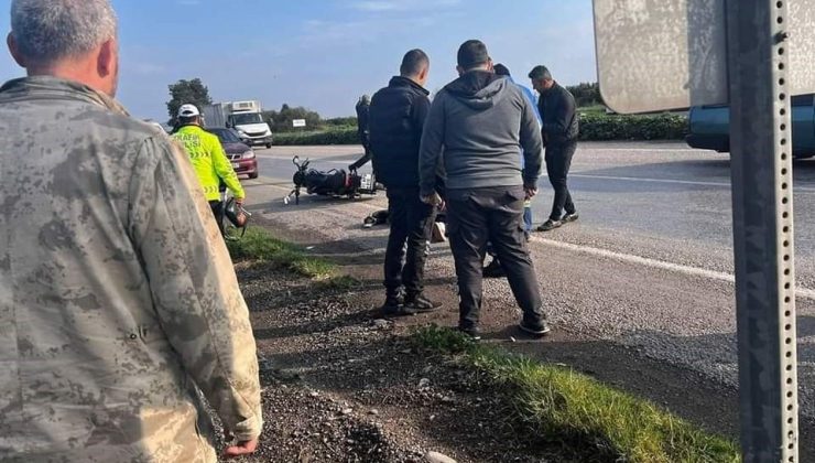 Tırla motosiklet çarpıştı anne öldü, oğlu yaralandı