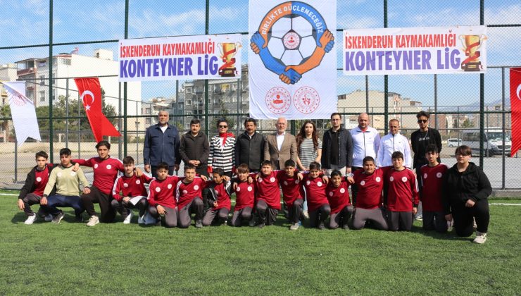 İSKENDERUN’DA KONTEYNER FUTBOL LİGİ BAŞLADI