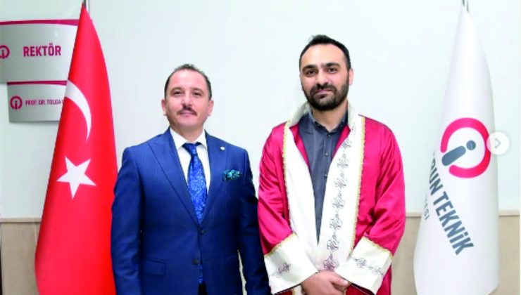 Rektör Depci’yi gururlandıran başarı