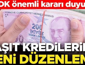 Taşıt kredilerine yeni düzenleme