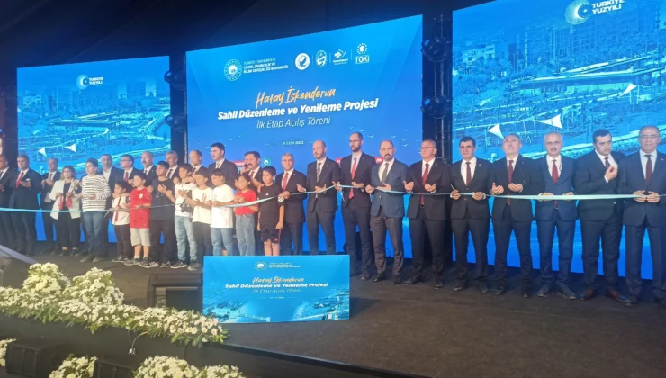 İskenderun Sahili Yeniden Hayat Buldu