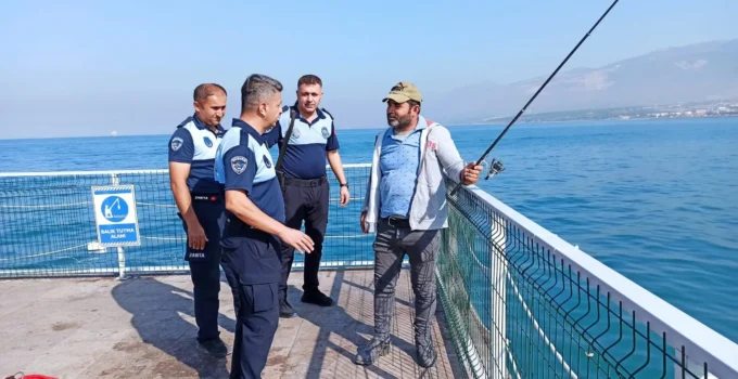 İskelesinde kısmi balık tutma yasağı…