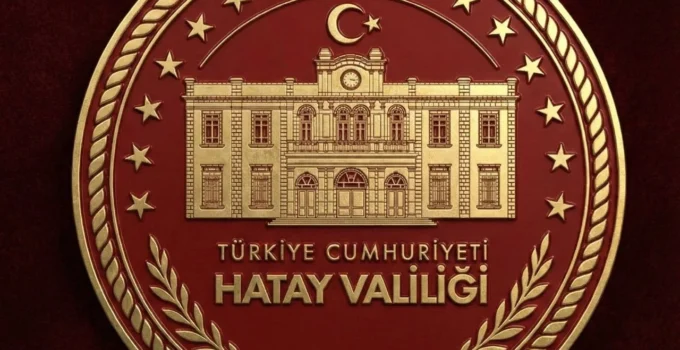 Hatay Valiliği Yeni logosu